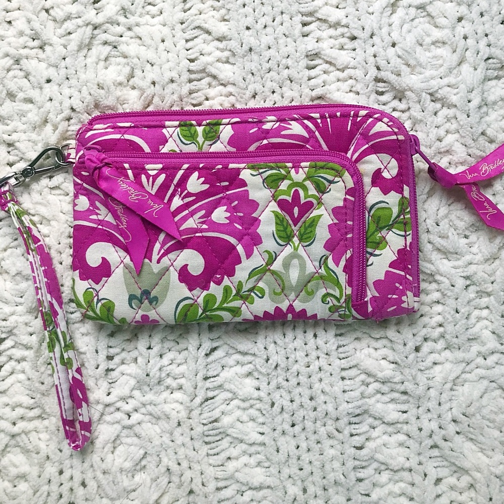 RETIRED VERA BRADLEY JULEP TULIP WRISTLET 7”x4.5”